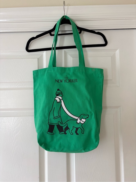 Handbags - The New Yorker Canvas Tote Bag with Illustrated Walker and Dog